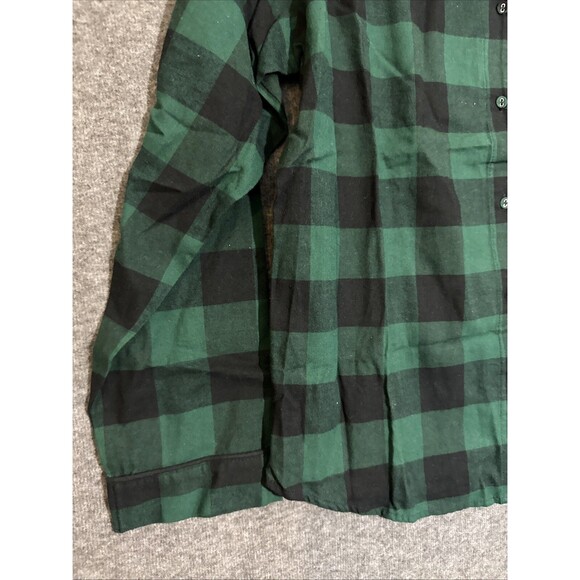 Stars Above Target Women's Sleepwear Long Sleeve Plaid Green Medium - Picture 2 of 6